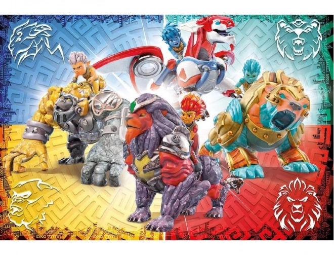 puzzle maxi 60 piese CLEMENTONI Gormiti luptătorii celor patru elemente