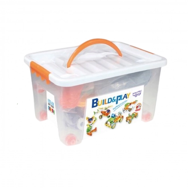 Woopie construcții set vehicule STEM 163 piese