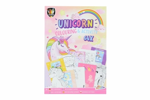 Album de colorat unicorni