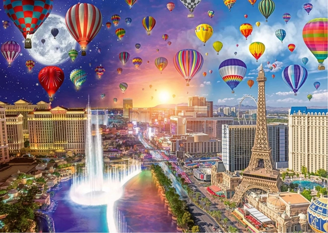 Puzzle Schmidt Zi și noapte: Las Vegas 1000 piese