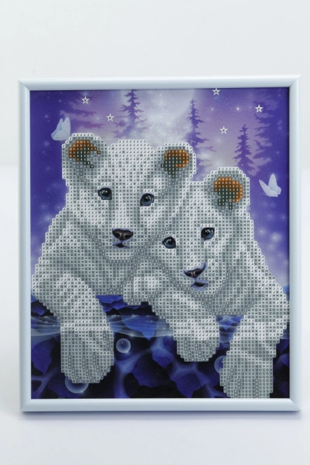 Artă cu cristale cu rama, Tigrii