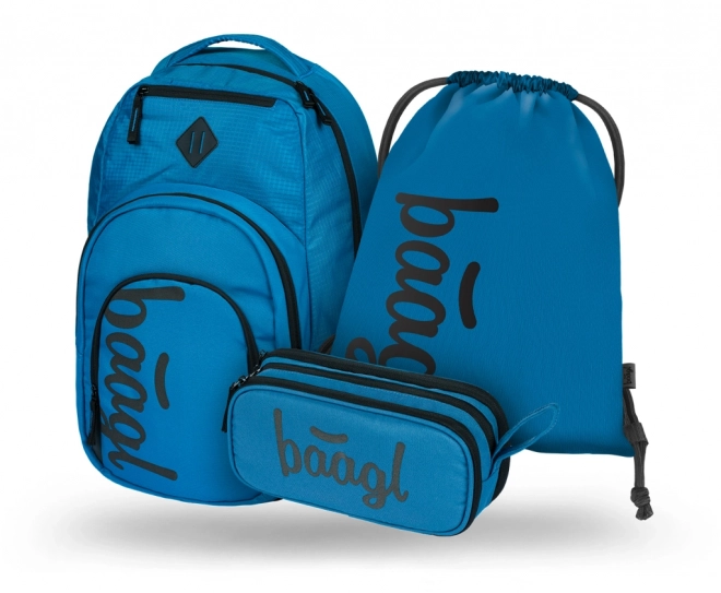 Set rucsac, penar si sac de sport Ocean Blue BAAGL