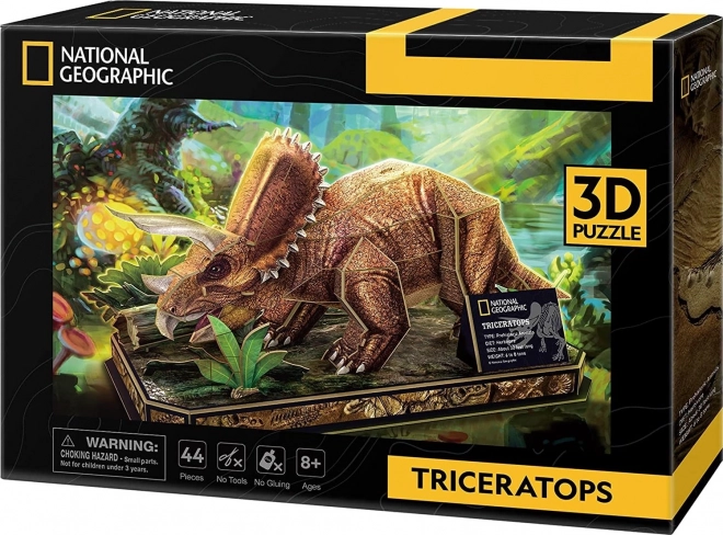 puzzle 3d national geographic - triceratops