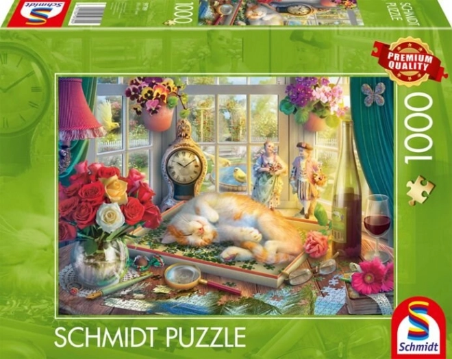 Puzzle Schmidt cu pisică 1000 piese