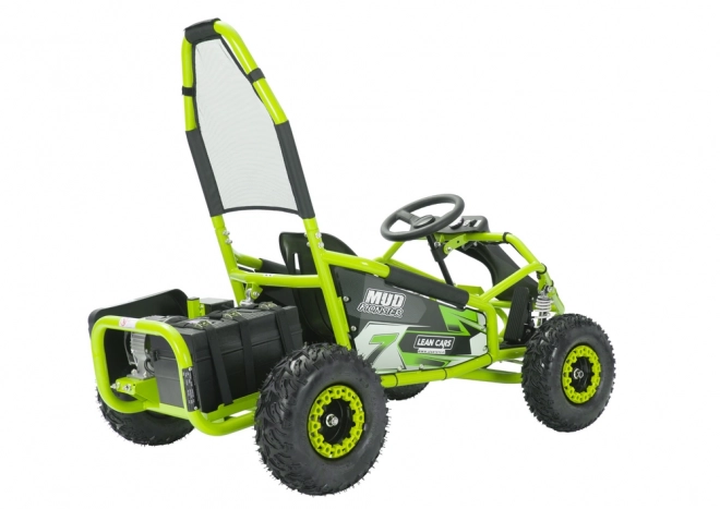 Mașină cu acumulator buggy Predator verde