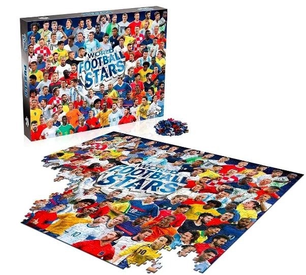 Puzzle 1000 piese Stele mondiale ale fotbalului