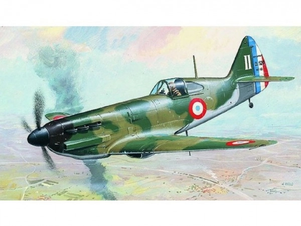 Model avion Dewoitine D 520 la scară 1:72