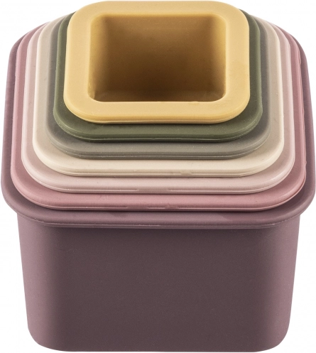 Cănițe din silicon stivuibile, Multicolor
