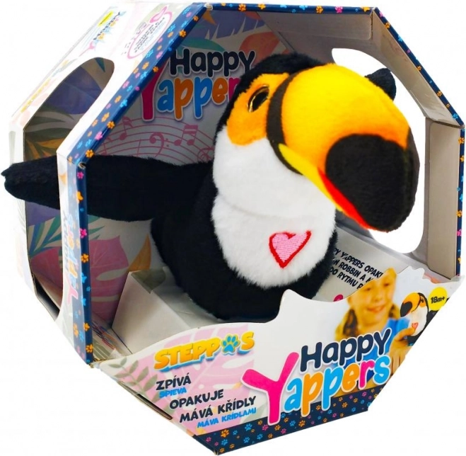 Steppos Happy Yappers tucan – păsărică interactivă vorbitoare pentru încheietură