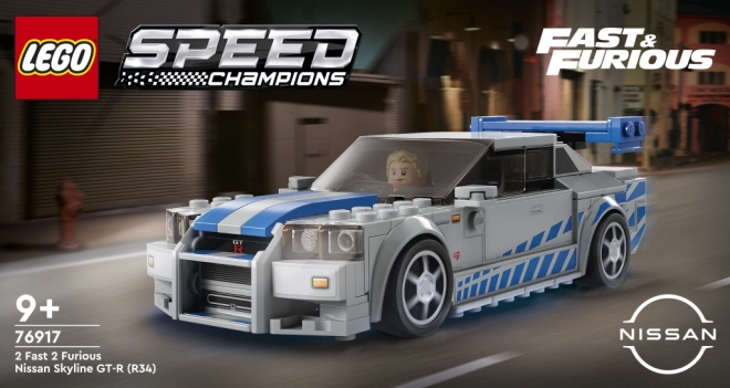 Set Lego Speed Champions Nissan Skyline GT-R inspirat de seria Fast & Furious