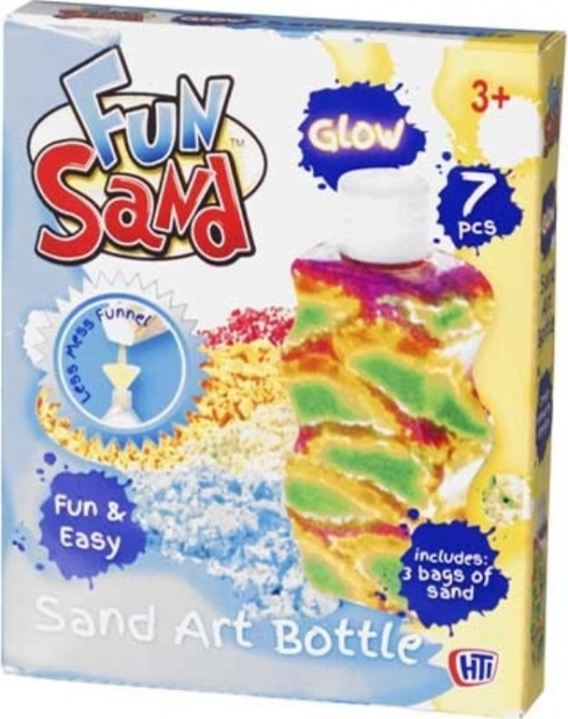 Artă cu nisip Fun Sand în sticlă