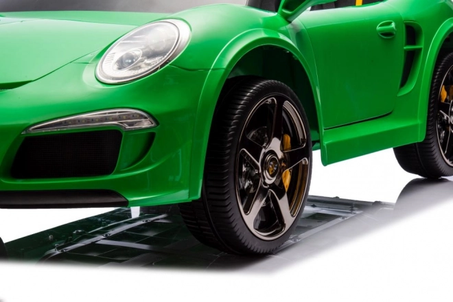 Mașină electrică verde 4x4 pentru copii