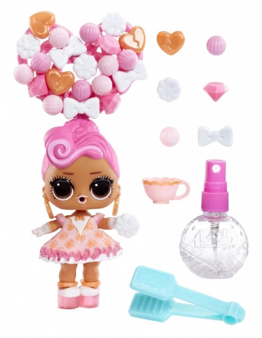 Păpușa L.O.L. Surprise Hair Beads Tots - set de 12 bucăți