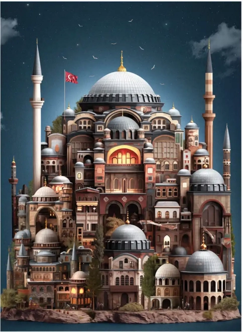 Puzzle Hagia Sofia 1000 de piese