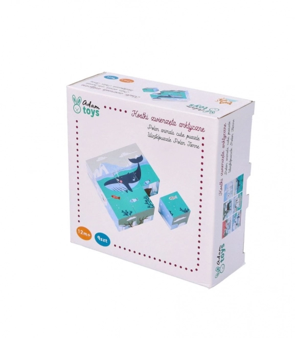 Cuburi Puzzle Animale Polare