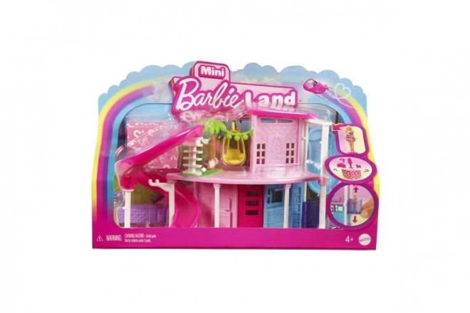 Mini casă BarbieLand cu păpușă Barbie