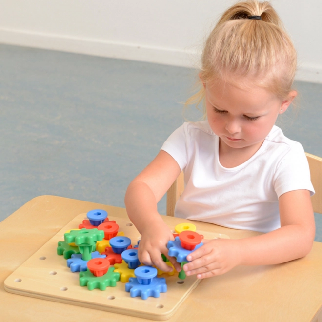 Tablă Montessorie cu roți dințate Masterkidz