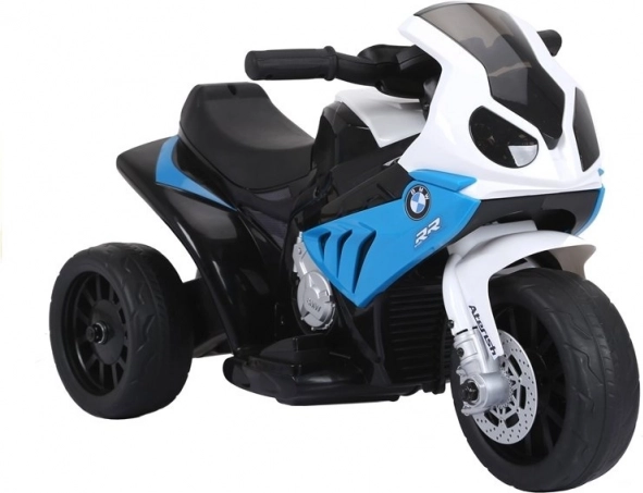 Motocicletă pe baterii BMW S1000RR cu trei roți albastră