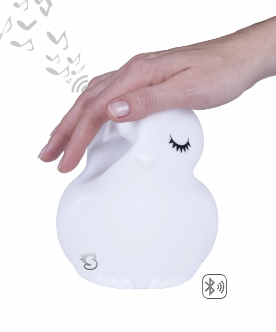 Lampă de noapte din silicon cu difuzor Bluetooth Bufnița HU HU