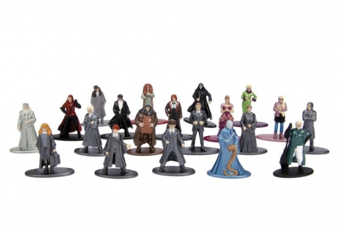 Figurine nano metalice colecționabile Harry Potter, set 20 bucăți