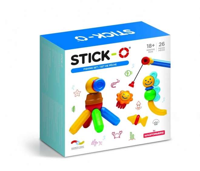 Set pescuit magnetice Stick-O 26 de piese