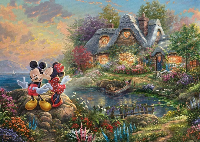 Puzzle Disnep Mickey și Minnie 1000 piese