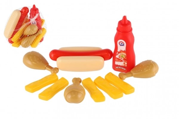 Set de alimente din plastic 11 piese