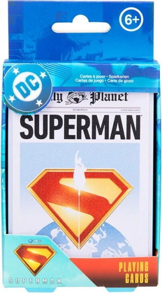 Cărți de joc Superman în cutie metalică