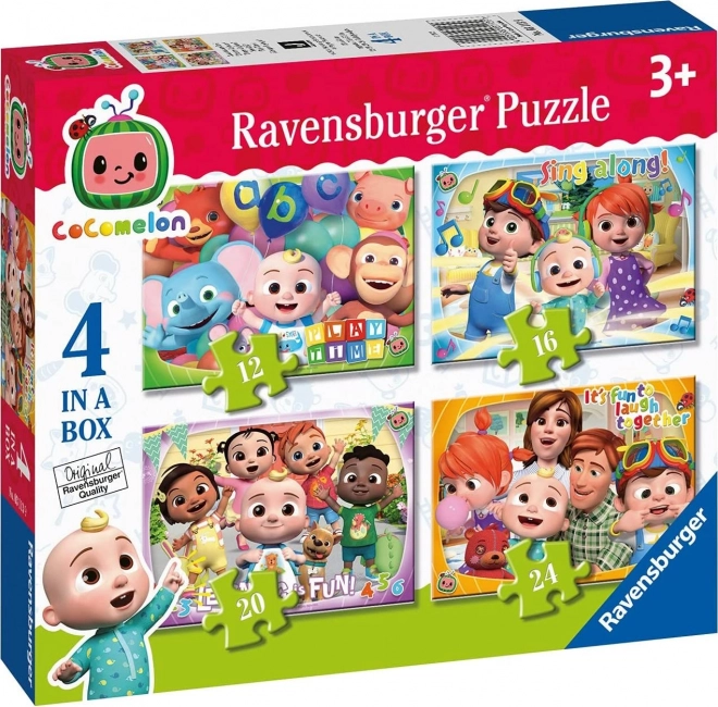 Puzzle Ravensburger Cocomelon 4 în 1