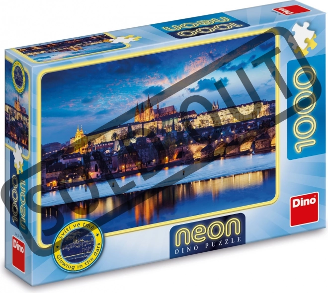 Puzzle neon Castelul Praga