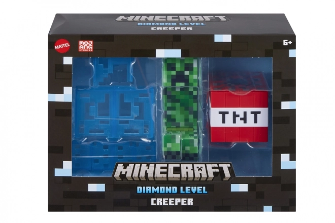 Figurină de colecție Minecraft Diamant Nivel - Creeper