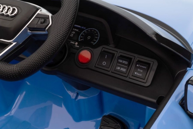 Mașină electrică Audi E-Tron GT albastră