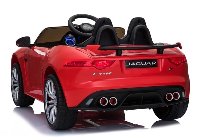 Mașină cu baterie Jaguar F-Type roșu lăcuit