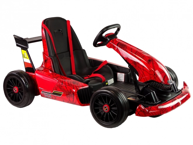 Gokart electric pentru copii roșu Spider