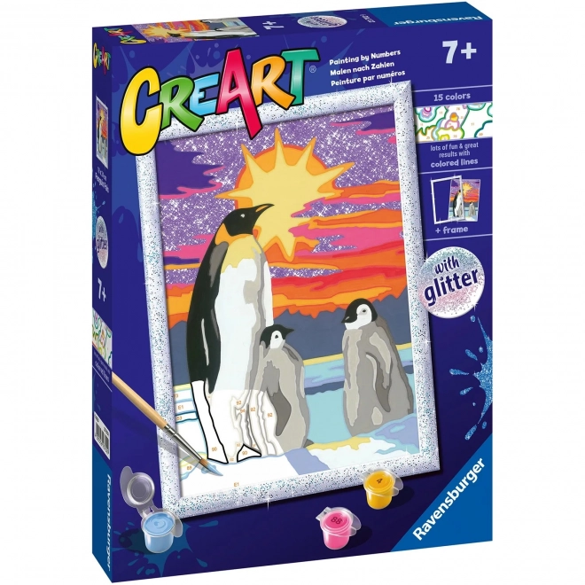 pinguinii creativi CreArt de la Ravensburger