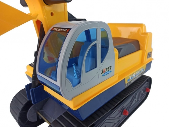 Buldozer pentru copii cu cască