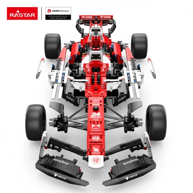 Mașinuță Alfa Romeo F1 C42 din blocuri R/C Rastar 1:8