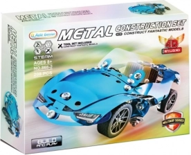 Set de construcție metalic pentru mașină de curse, 208 piese