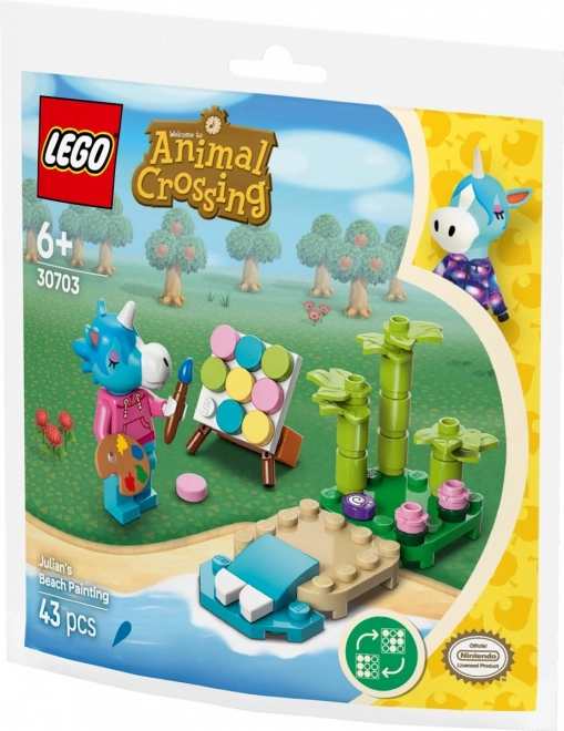 Stavebnice Animal Crossing Julian și scenariul de plajă
