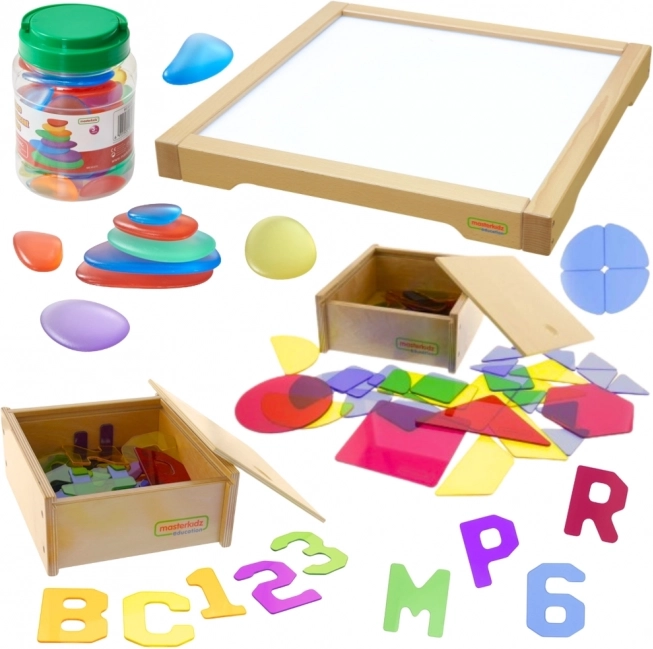 Masterkidz LED panou senzorimotorică cutie cu accesorii