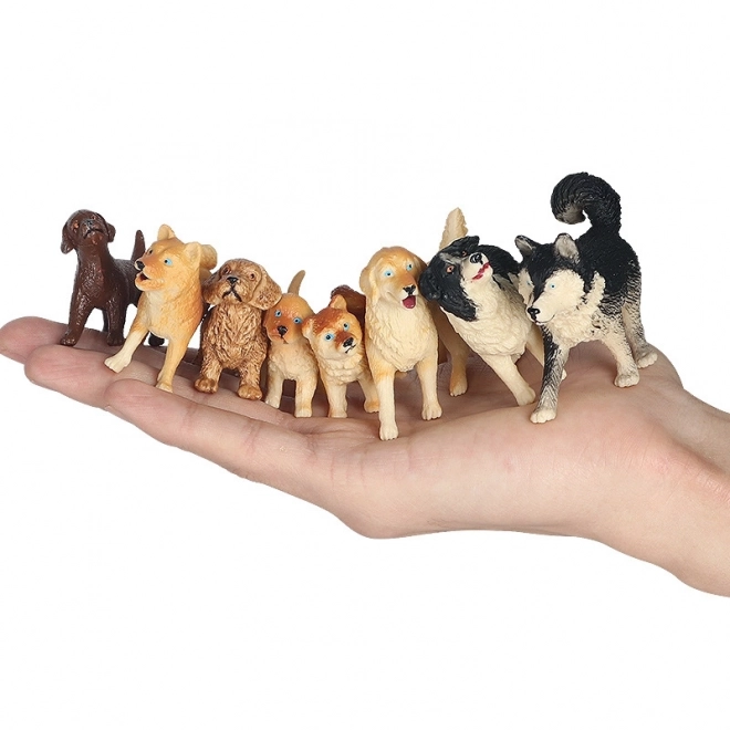 Set figurine câini Woopie 16 piese