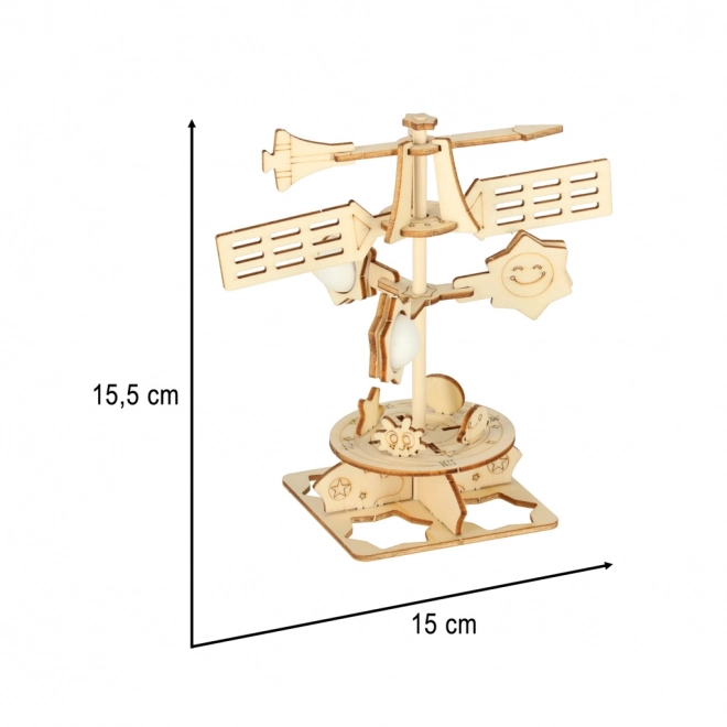 Set educațional model 3D vârf de vânt din lemn