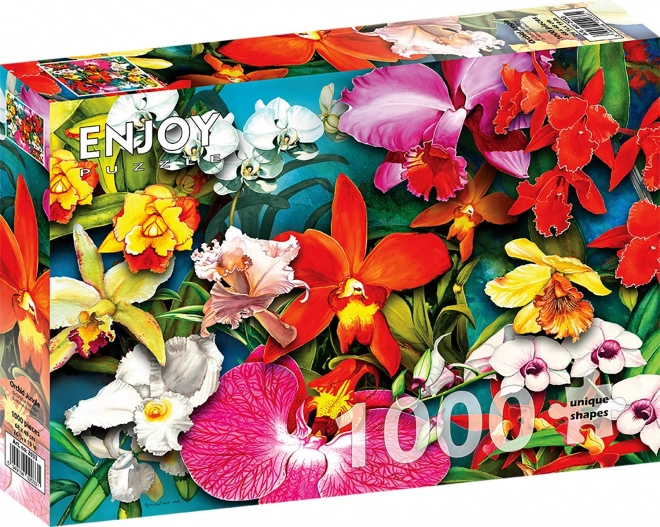 puzzle Enjoy jungla orhideelor 1000 de piese