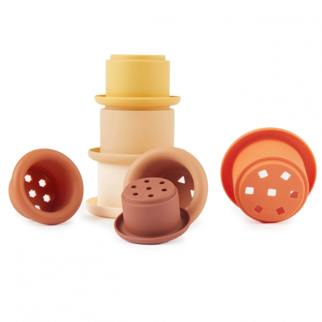 Kelimele de stivuire din silicon Chocolate Bliss