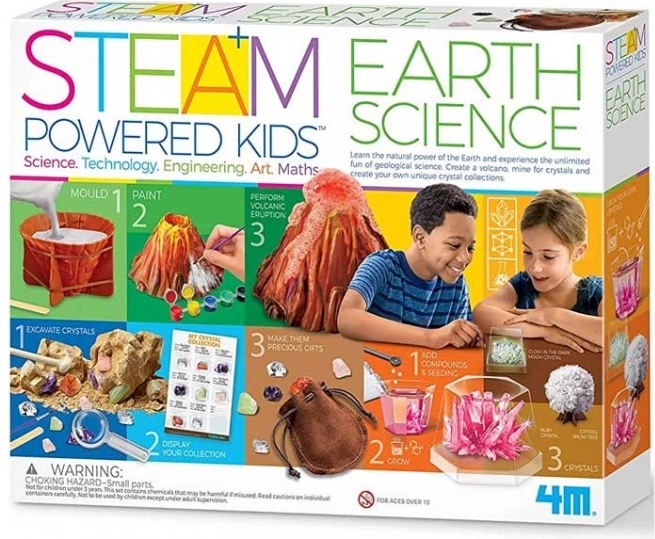 set științific 4M Earth Science – Pământ și geologie pentru copii