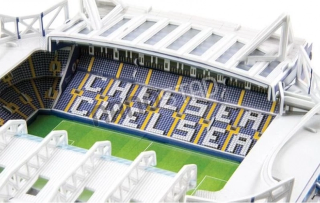 Puzzle 3D stadion Stamford Bridge FC Chelsea