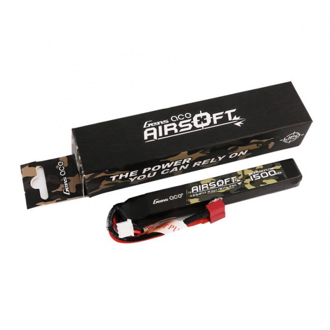 Baterie Gens Ace pentru Airsoft 1500mAh 7,4V cu T-conector