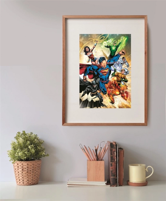 Puzzle 500 piese compact DC Comics Liga Justiției