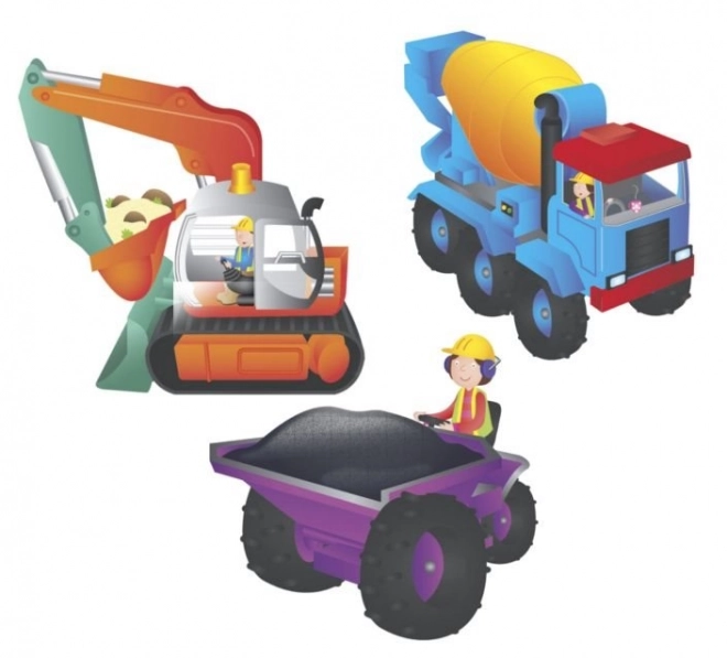 Puzzle Gigant de Podea Șantier