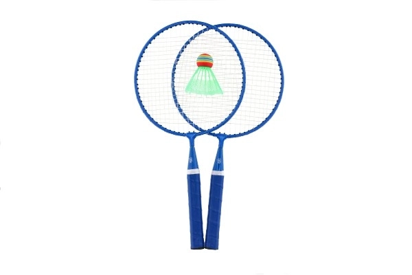 Set badminton copii cu două rachete și un fluturaș